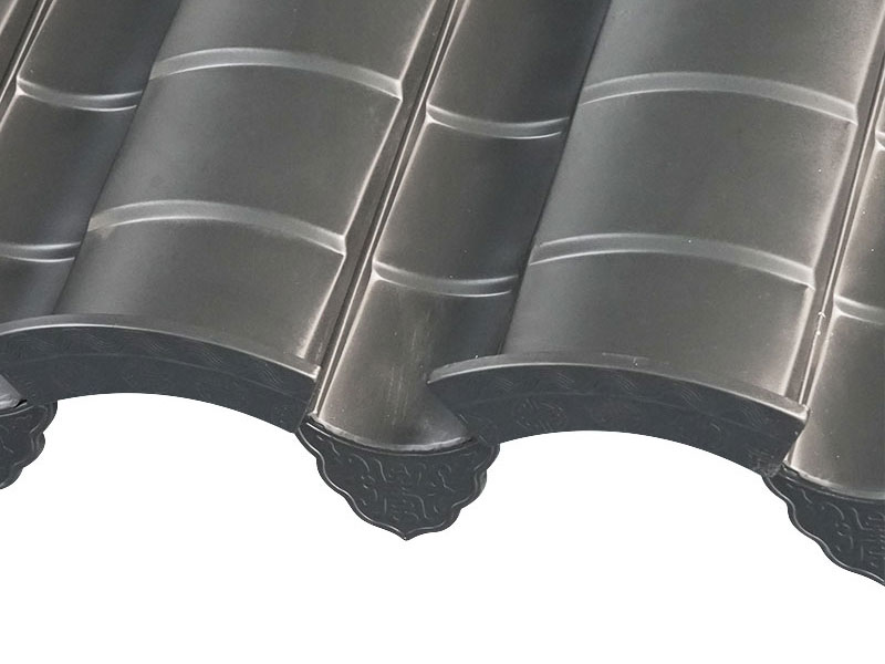 Aluminium Magnesium Mangan im Hui -Stil antike Indigo -Metalldachfliesen