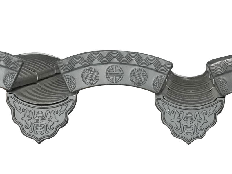 Aluminium Magnesium Mangan im Hui -Stil antike Indigo -Metalldachfliesen