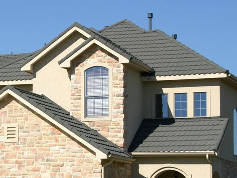 Aluminium-Magnesium-Mangan einteilige antike Metalldachfliesen